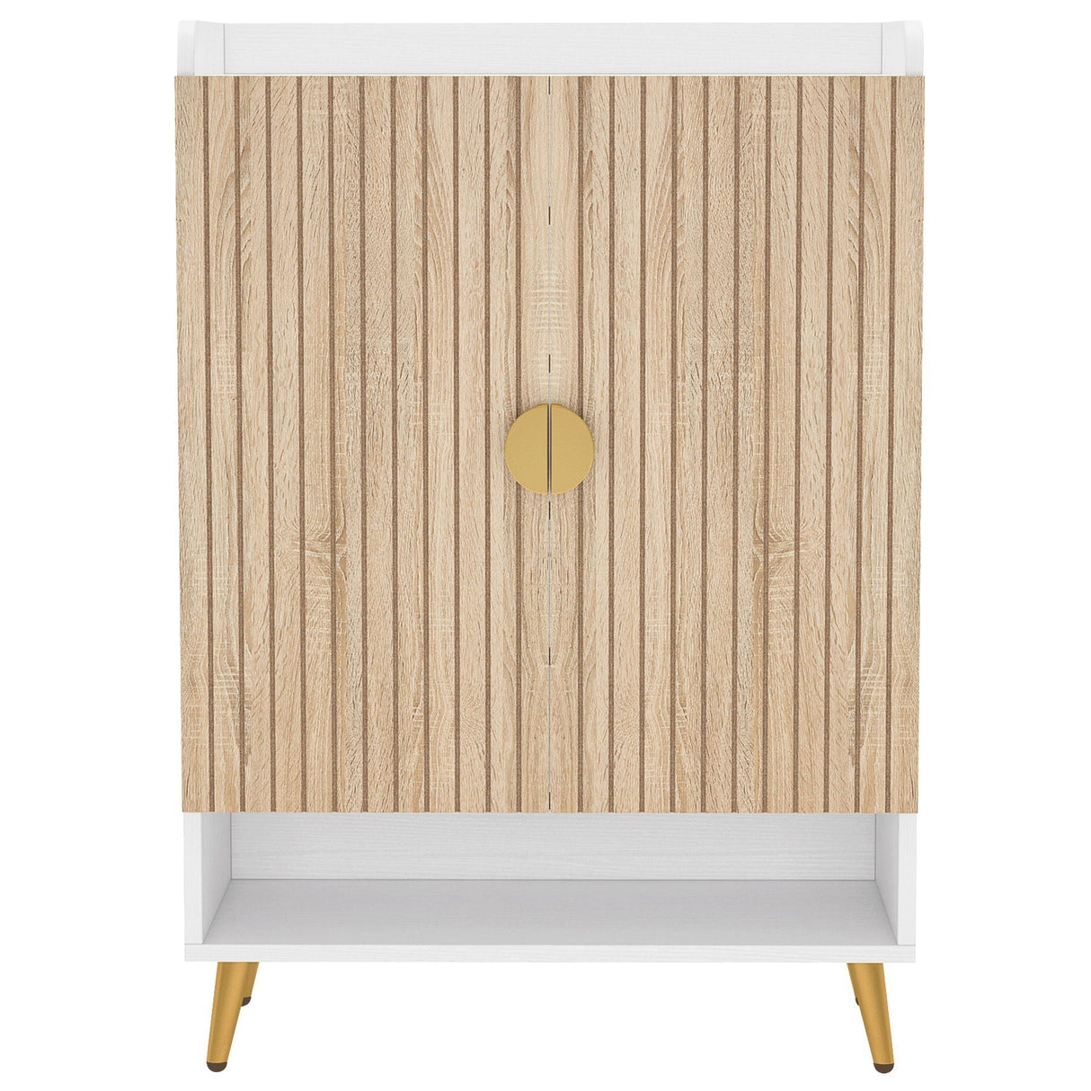 Shoe Cabinet With Doors, 7 Tier Storage Organizer