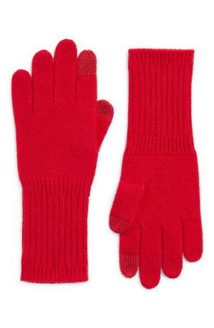 Make Merry Red Cashmere Gloves