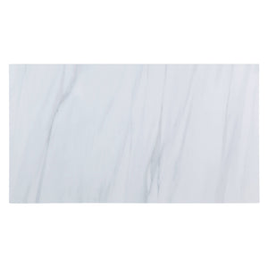 Enapay Marble Top Kitchen Island in Gray