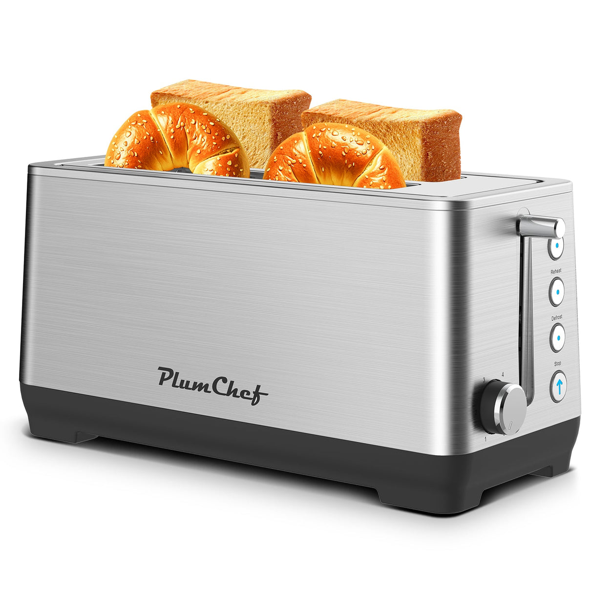 4-Slice Extra Wide Long Slot Toaster