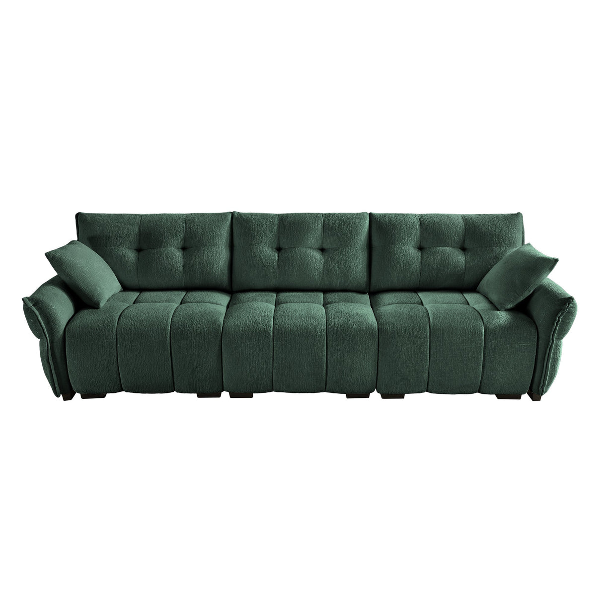 3-Seater Sofa Set with Pillows - Premium Chenille Design