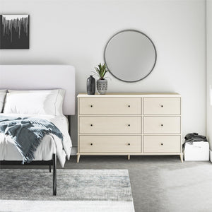 Farnsworth - 6 Drawer Dresser - Ivory