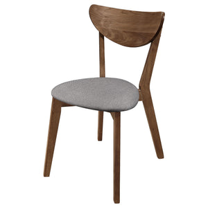 Mid-Century Modern Upholstered Dining Chair (Set of 2)