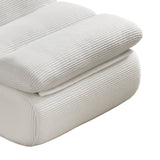 Modern Compressed Lounge Chair with Ottoman