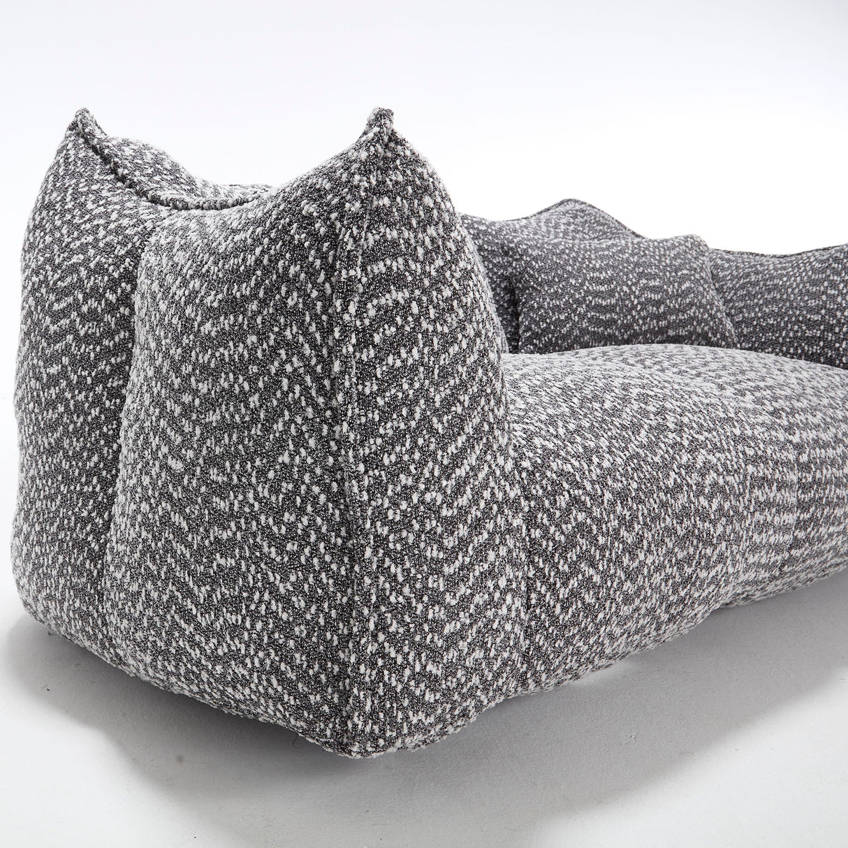 Comfortable Dual Beanbag Chair With High Resilience Foam Core For 2 People