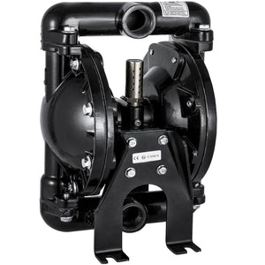 Air-Operated Double Diaphragm Pump 1 Inch Inlet Outlet Aluminum 35 GPM Max 120PSI