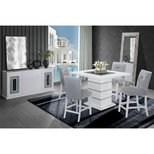 Ariya - 5 Pieces Bar Table And Bar Stool Set