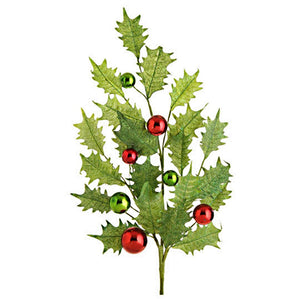 31" Holly Ball Spray