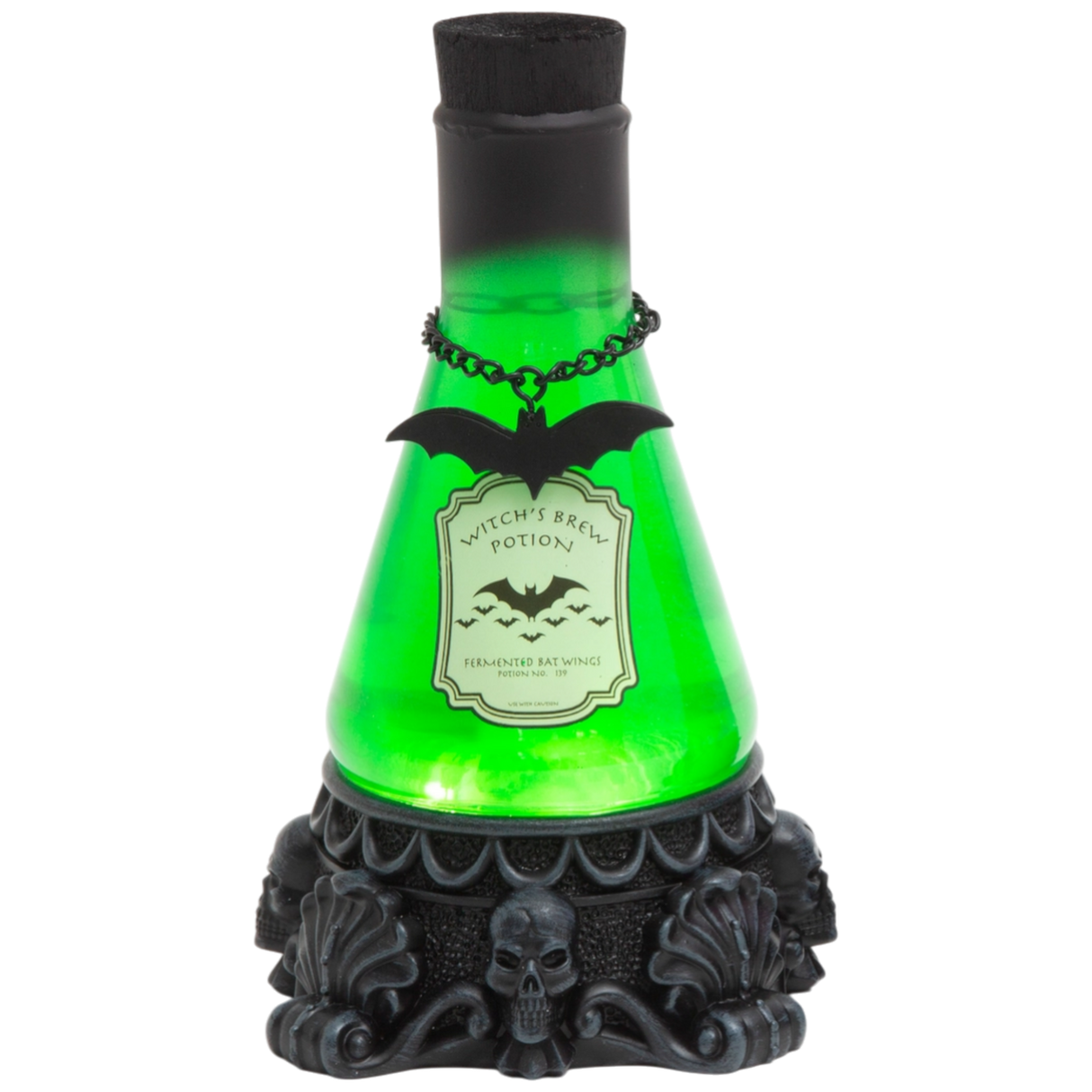 Lighted Halloween Spinning Smoky Potion Waterglobe -