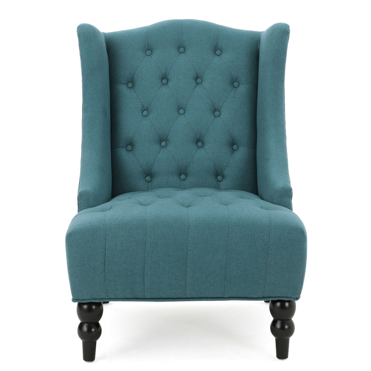 Dawned Upholstered Accent Chair with Button Tufting and Wing Back - Accent Chairs