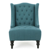 Dawned Upholstered Accent Chair with Button Tufting and Wing Back - Accent Chairs