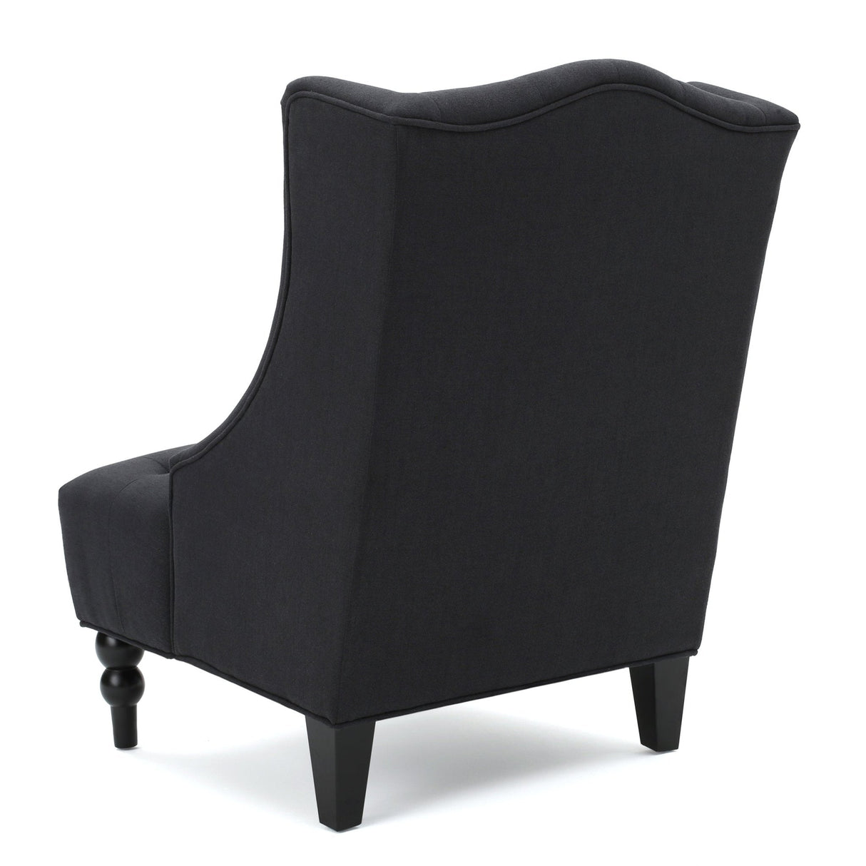 Dawned Upholstered Accent Chair with Button Tufting and Wing Back - Accent Chairs