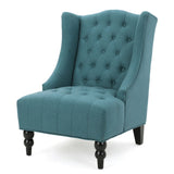 Dawned Upholstered Accent Chair with Button Tufting and Wing Back - Accent Chairs