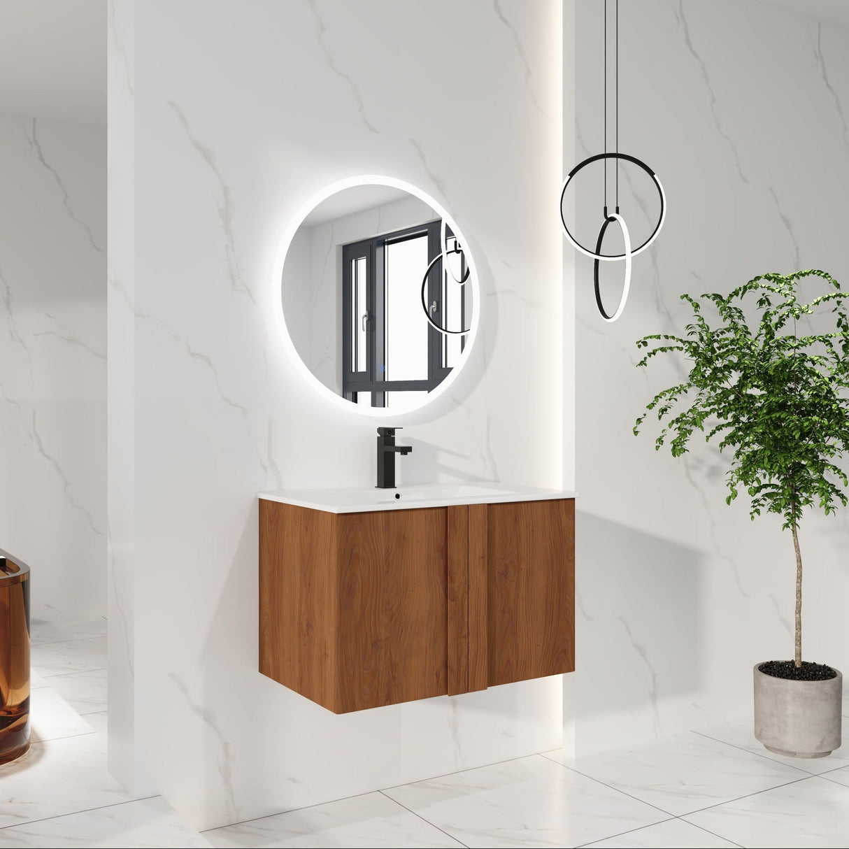 Floating Bathroom Vanity With Sink Combo