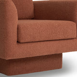 Hartswell Teddy Sherpa Modern Swivel Accent Chair