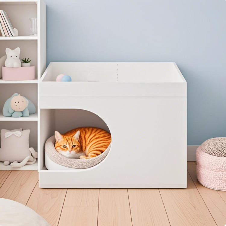 Multifunctional cat station, suitable for small and medium cats