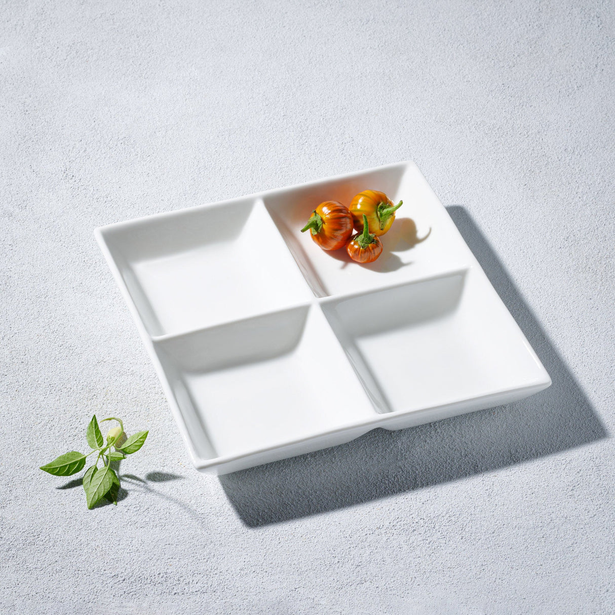 Lightning Four-Part Square Serving Dish-Set of 4