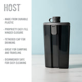 Easy-fill™ flask in grey by host®