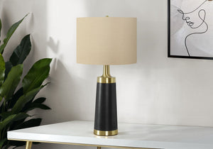 Lighting Table Lamp Resin Contemporary - Black / Cream