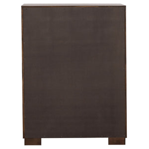 Polk - 5 Piece Queen Bedroom Set - Cappuccino