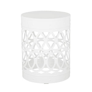 Outdoor Metal S/2 End Table