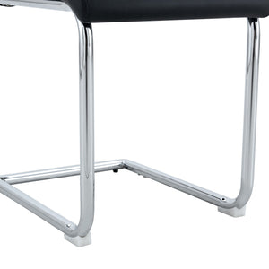 Modern Dining Chairs with High Backrest and Sturdy Legs