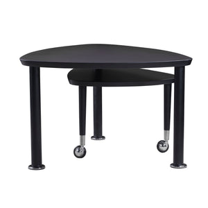 360 Degree Rotatable Coffee Table With Solid Legs