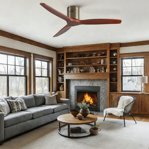 Low Profile Flush Mount Ceiling Fan Without Light