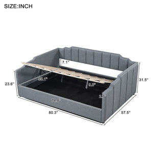 Modern Upholstered Daybed With Underneath Storage