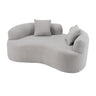 Modern Curved Loveseat