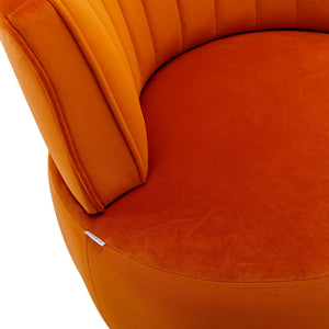 360 Degree Swivel Cuddle Barrel Accent Sofa Chair