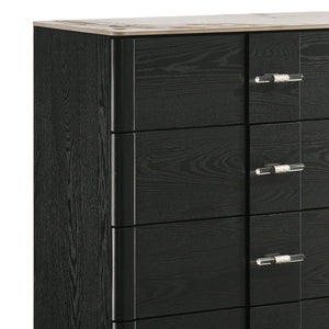 Opel - 5 Drawer Chest - Black
