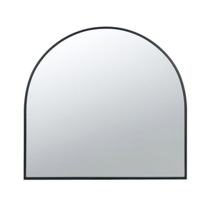Arched Mirror With Metal Frame, Wall Mirror For Living Room Bedroom Entryway