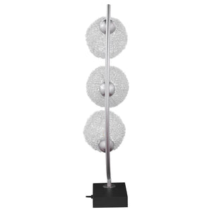Claudia 30-inch Woven Spherical Metal Table Lamp Black