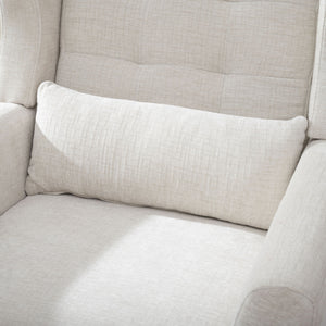 Modern Accent Chair Upholstered Foam Filled Living Room Chairs Comfy Reading Chair Mid-Century Modern Chair With Fabric Lounge Arm Chairs Armchair For Living Room Bedroom