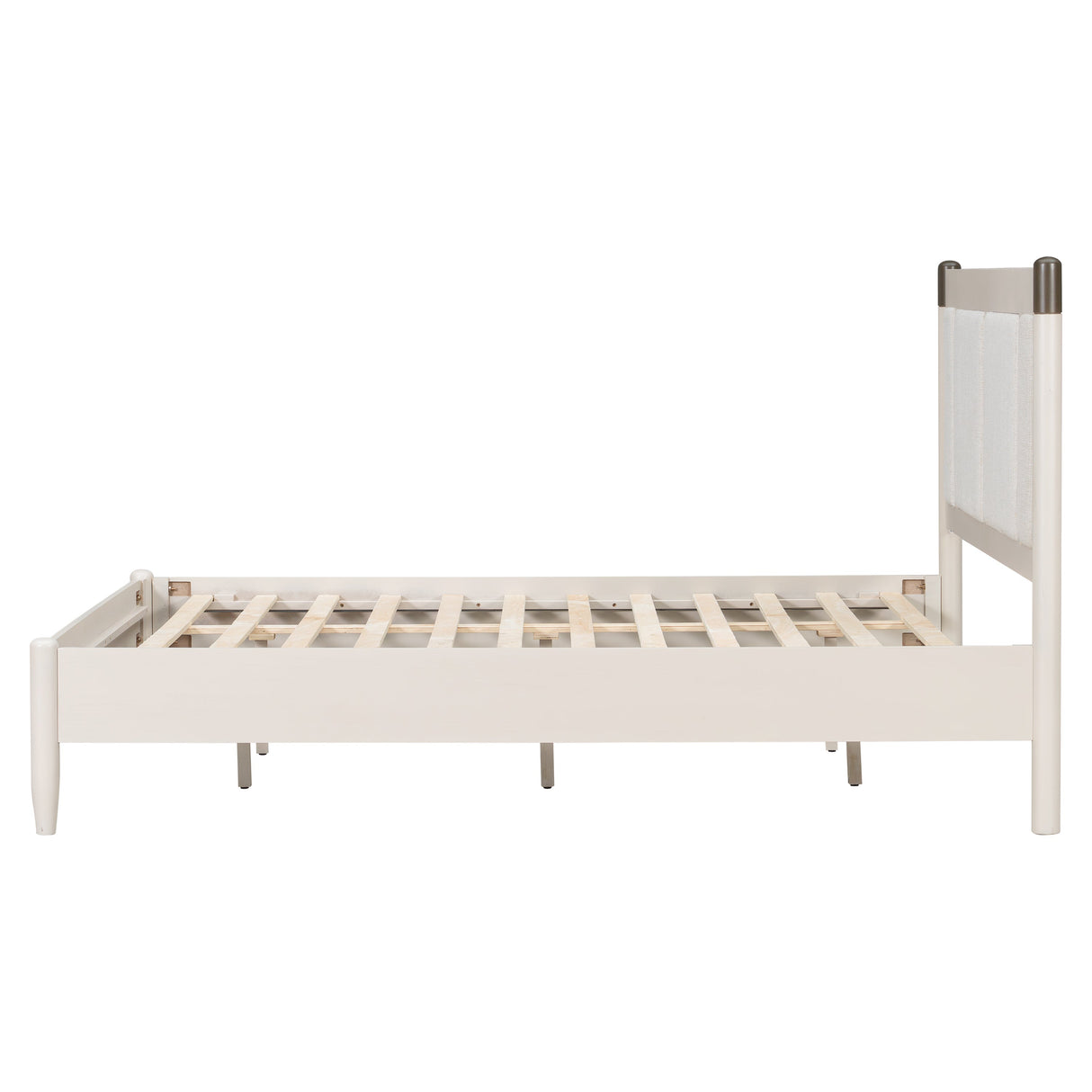 Solid Wood Queen Bed - Heavy Duty Support