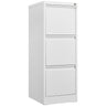 Durable Metal 3 Drawer File Cabinet With Lock For Office Storage