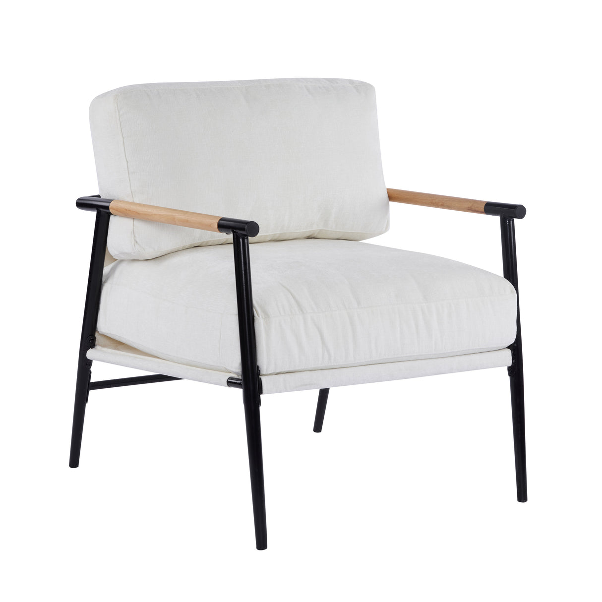 Portwyn Modern Accent Chair with Plush Cushions