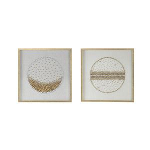 27.6x27.6" Shadow Box Wall Décor Set of 2