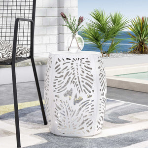Modern Design Metal End Table, Large