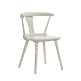 Modern Farmhouse Wood Dining Chairs, Set of 2