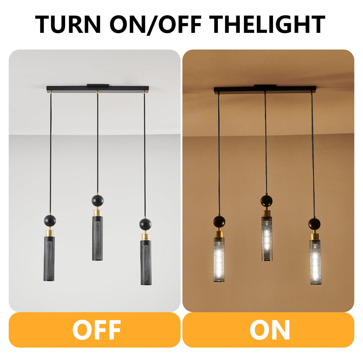 25" Modern Pendant Chandelier