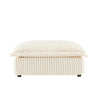Luxurious Chenille Ottoman
