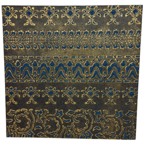 Bohemian Damask Pressed Paper Wall Art
