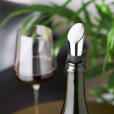 Harrison heavyweight bottle stopper in silver viski®