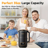8-in-1 Nut Milk Maker Machine – 35oz Soy, Almond, Oat, Plant-Based Milk Maker