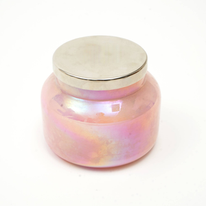 Scented Wax Candle Jar - Pink Lustre