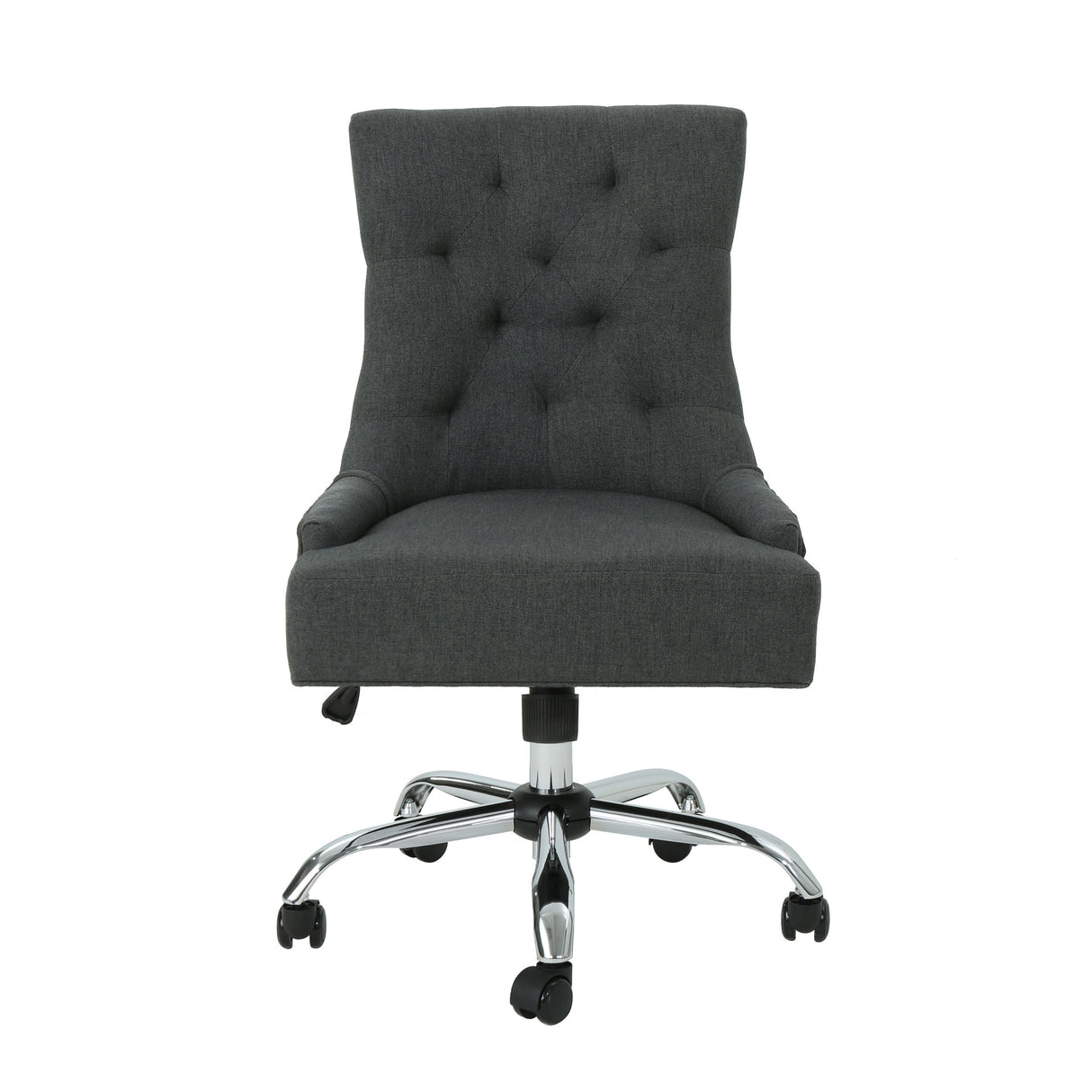 Tufted Swivel Office Chair with Adjustable Comfort