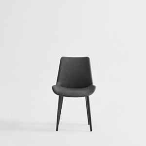 Dining Table Set, Chairs (Set of 2) - Gray