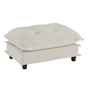 73 Chenille Ottoman